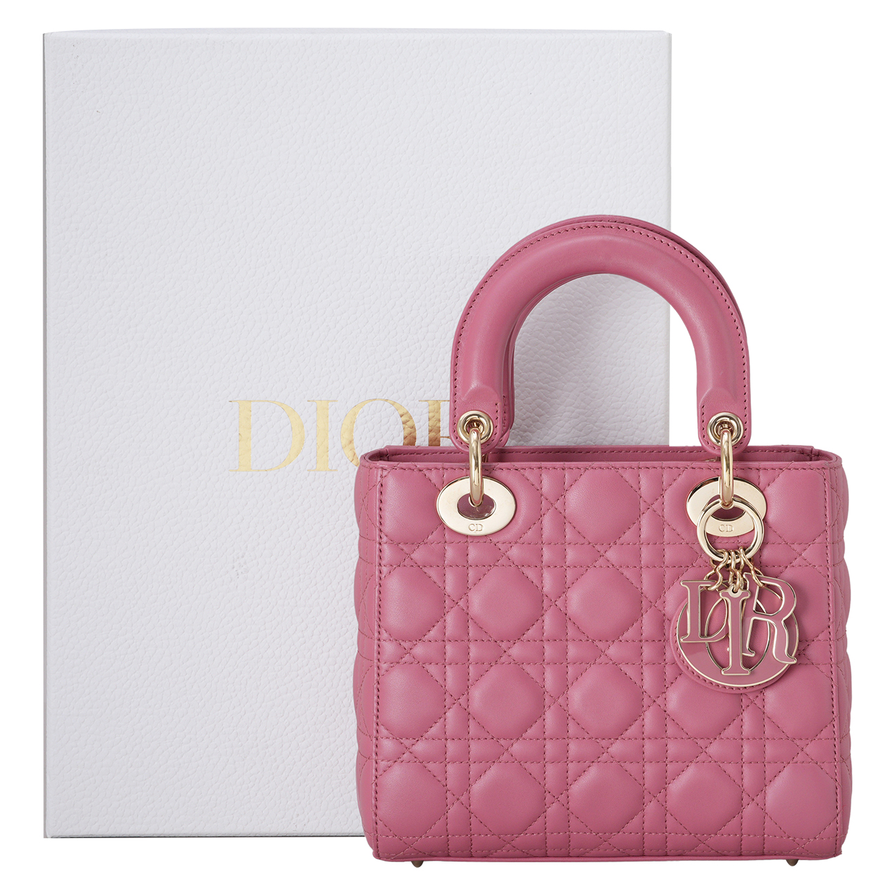 CHRISTIAN DIOR(USED)디올 레이디디올 스몰 MYABC